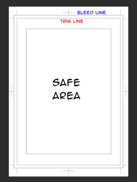 Guide on Understanding Page Margins for Printing Comics